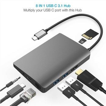 8 vienā C tipa centrmezglā