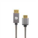 Nerūsējošā tērauda DP 1,1 V vīrišķais-HDMI 1,4 V adapteris