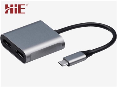 USB-C uz Duo-HDMI adapteris